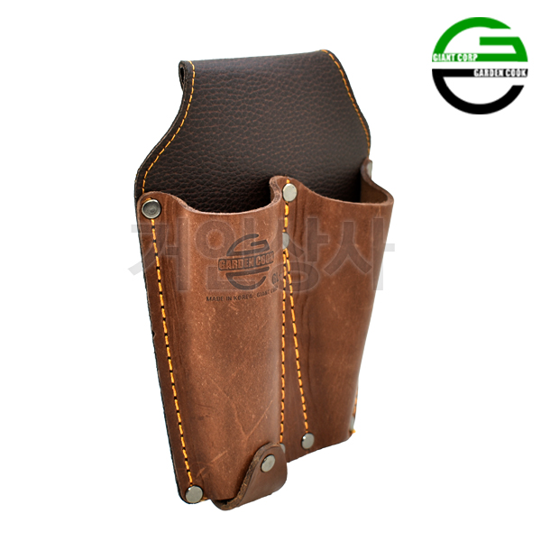 가든쿡 가죽 2구 전정가위집 GL-3 /전지 가위집 원예 조경 정원 접톱 공구 작업 국산