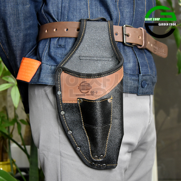 가든쿡 2구 전동가위집+채과 GE-7/전지 전정 가위집 과수 조경 원예 공구 작업용 국산