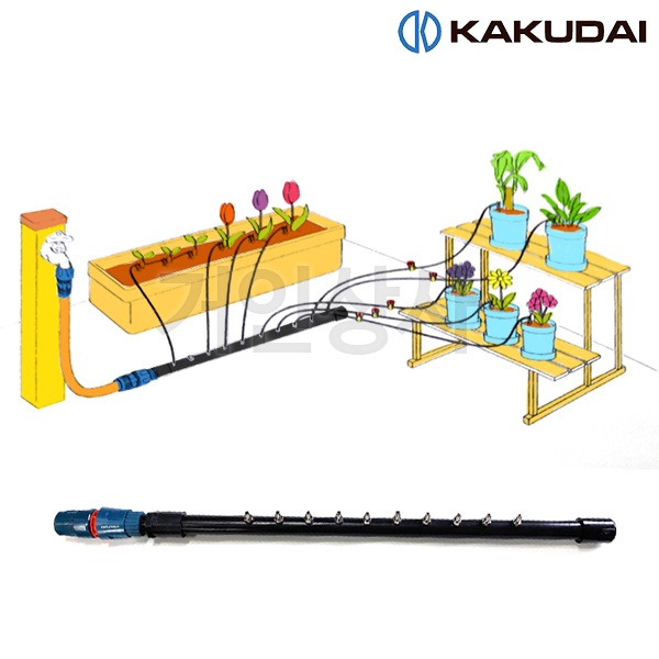 가쿠다이 관수파이프 10구 분배기(571-900)/ KAKUDAI 점적 호스 화분 물주기