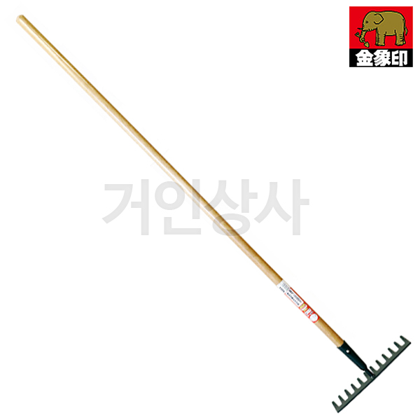 코끼리표 금상인 12발 스틸 레기 /일제 갈퀴 쇠스랑 농기구 흙고르기 잡초제거 네기 정원