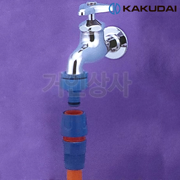 가쿠다이 2단 나사산 수도꼭지용 니플 (568-300) 일제 KAKUDAI 커넥터 연결구