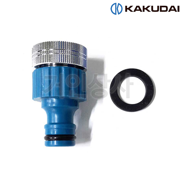 가쿠다이 나사산 수도꼭지용 탭커넥터 16mm(590-200) KAKUDAI 커넥터 연결구