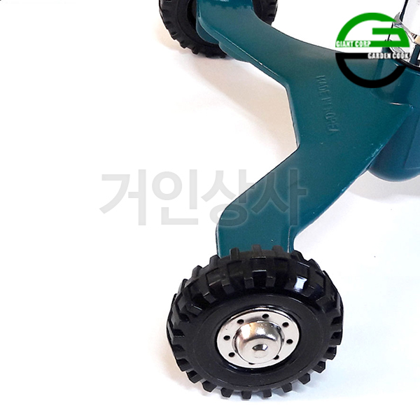 가든쿡 스프링클러 세트 KR-8320A/3arm 바퀴형 이동식 회전 잔디 비닐하우스 텃밭