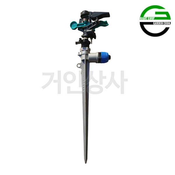 가든쿡 각도조절 플라스틱 스프링클러 스파이크 세트 농사용 원예용 정원용 잔디 텃밭 꽂이식