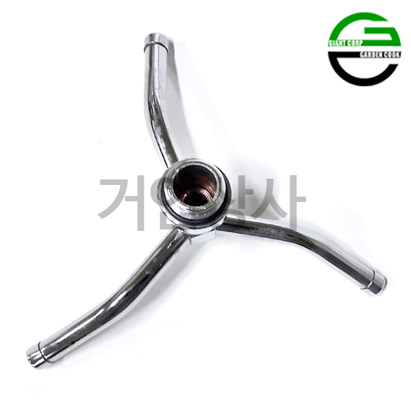 가든쿡 스프링클러 헤드 3ARM-중 / 삼발이 회전 정원 잔디 텃밭 농사용 물주기 국산