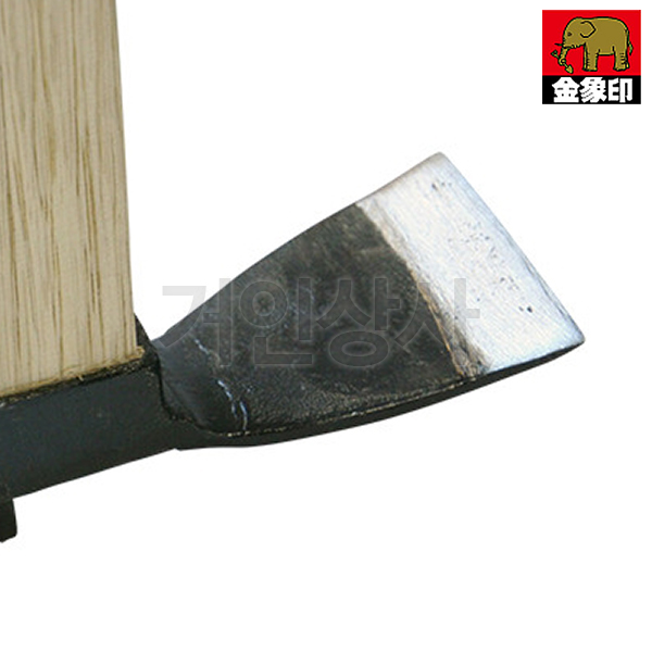 코끼리표 금상인 양날 세발 단조괭이(가루찌) / 일제 쇠스랑 삼발이 3발 곡괭이 장대 긴괭이 괭이