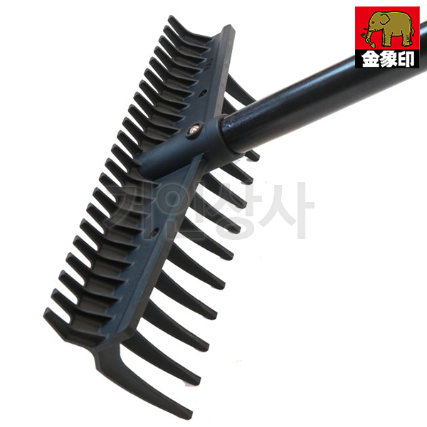 코끼리표 금상인 플라스틱 양날 레기 / 일제 가벼운 갈퀴 잔디손질 낙엽청소 흙고르기 정원