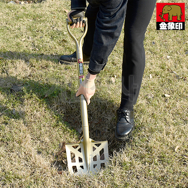 일제 코끼리표 금상인 구멍삽 /점토질 토양삽 모래삽 조경삽 토목삽 원예삽 캠핑삽 하천 삽