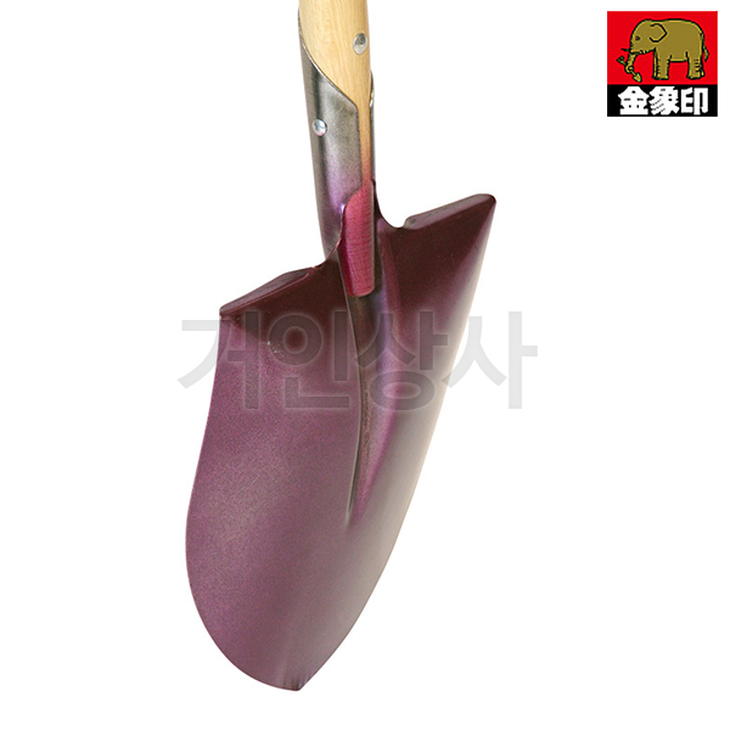 일제 코끼리표 금상인 우드자루 마룬색 쇼벨 A-856 / 조경삽 정원삽 토목 흙파기 농사용
