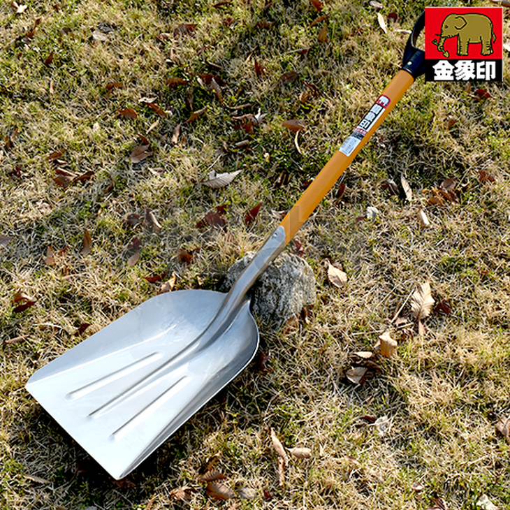일제 코끼리표 은상인 알루미늄 스쿠프 삽 AL-3511/1.1kg 농작업 축산 제설삽 눈삽
