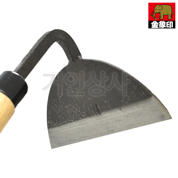 코끼리표 금상인 단조 손 반달호미/일제 호미 잡초호미 벌초 낫 약초캐기 정원 텃밭 농기구