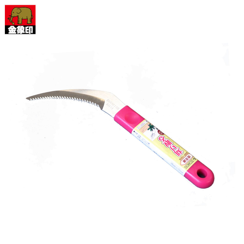 코끼리표 금상인 스텐 틈새 잡초제거기(ASF-130S) 가는톱니형/일제 잔디 보도블럭 낫