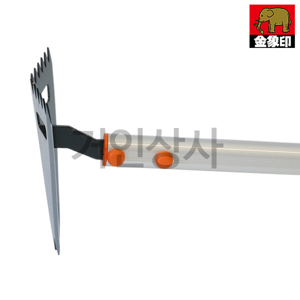 코끼리표 금상인 라꾸라꾸 장대 잡초제거기(양날톱니형)일본 잔디 골프장 잡초제거 일제 호미