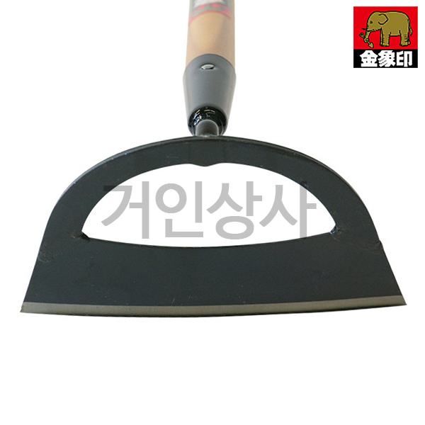 코끼리표 금상인 장대 반달호미(나무자루)일제 호미 선호미 긴호미 잡초제거기 일본 낫 선낫