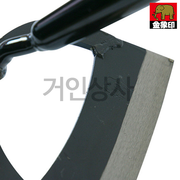 코끼리표 금상인 장대 반달호미(나무자루)일제 호미 선호미 긴호미 잡초제거기 일본 낫 선낫