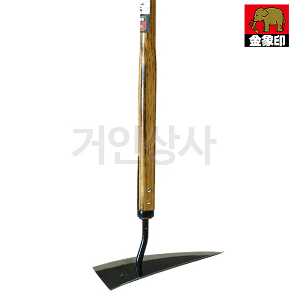 코끼리표 금상인 장대 수타 삼각호미 240 일제 양날호미 선호미 잡초제거기 호미 텃밭농기구