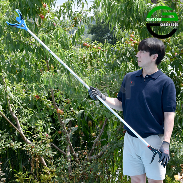 가든쿡 초경량 과일수확기 GH-1.8 / 1.8M 채과기 감따는기구 열매따기 사과 배 감