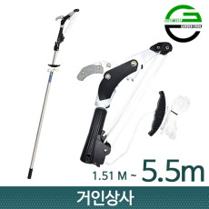 가든쿡 앤빌 기어식 로프식고지가위 KR-5000 5.5M /신축식 줄고지가위 굵은가지치기
