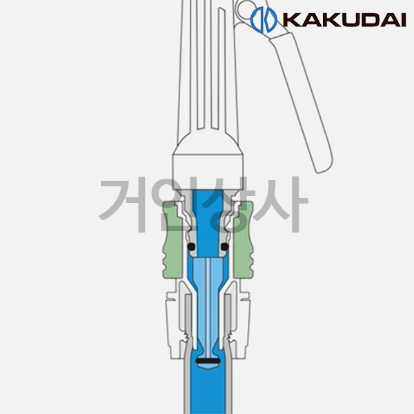 가쿠다이 워터스톱 호스 커넥터 (568-020) 일제 KAKUDAI 호스 연결구 원터치