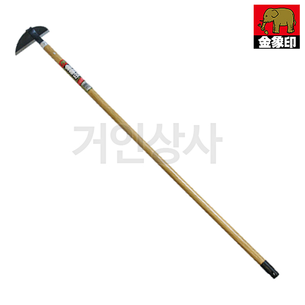 금상인 주니어 반달호미 1050 (나무자루) 호미 선호미 긴호미 낫 잡초제거기 텃밭 벌초