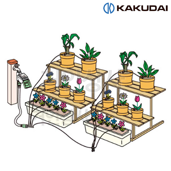 가쿠다이 점적호스 30m(5780-30) KAKUDAI 점적 호스 화분 자동 관수 베란다