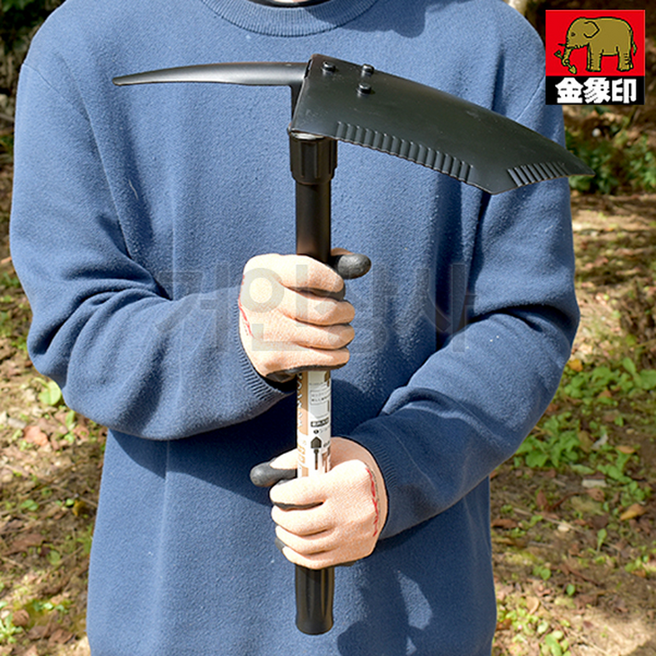 아사카 접이식 야전삽 KW-404GT / 캠핑삽 휴대용 괭이 곡괭이 차량용