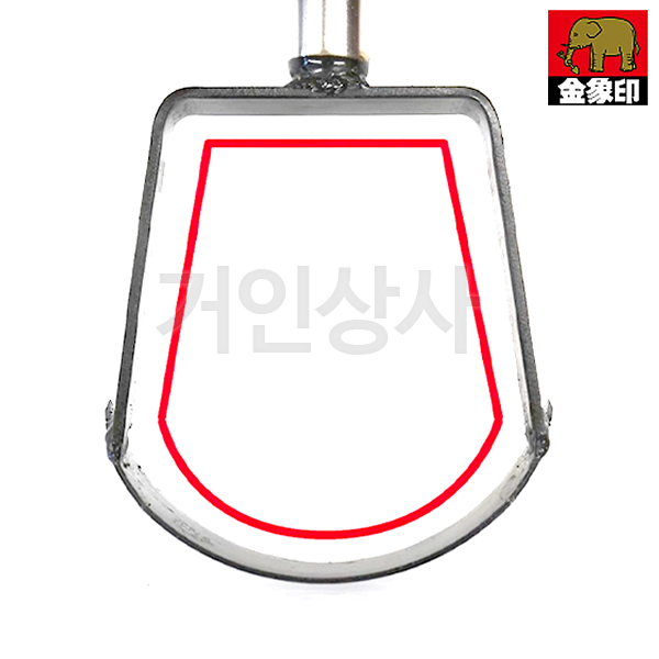 코끼리표 금상인 강력 라운드 홀 잡초제거기/일제 호미 선호미 잡초 제거 벌초 선낫 농기구