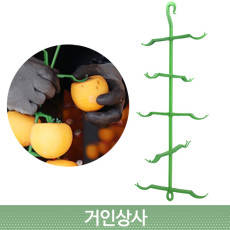곶감걸이 스탠드형 (그린) / 곶감행거 곶감말리기 감건조대 고리 반건시 핀 대봉 수확