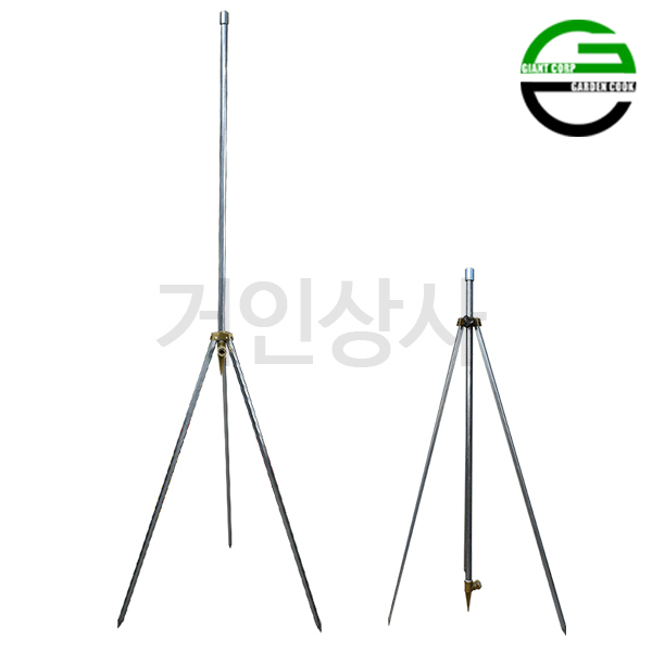 가든쿡 각도조절 P 스프링클러 대형 삼각대 세트/2미터 회전 농업용 농사용 원예용 물주기