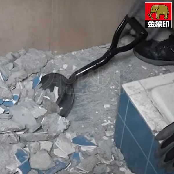 코끼리표 금상인 PRO 스틸 스쿠프 (대)18386 / 토목 원예삽 공사 건축 작업용