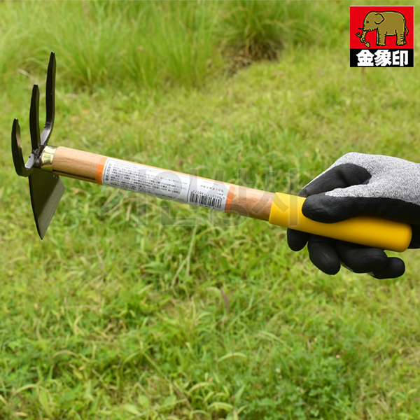 코끼리표 금상인 양날 세발 괭이 그립형 (196574) 약초괭이 텃밭 화단 야전 캠핑 벌초