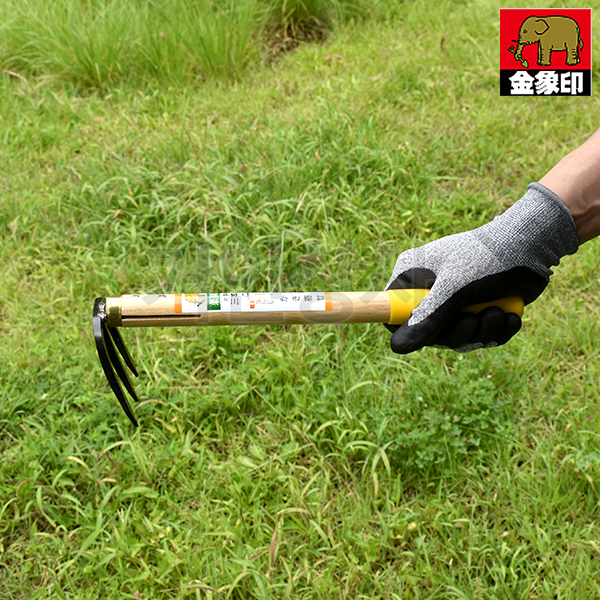 코끼리표 금상인 세발 괭이 그립형(196567) 약초괭이 텃밭 화단 야전 캠핑 벌초 농사용