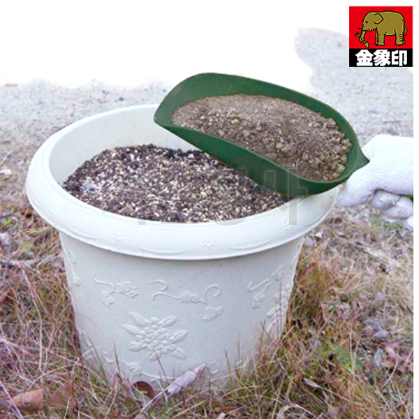 FG 플라스틱 스쿠프 원형(소 0.6L) 다용도 꽃삽 원예삽 미니삽 분갈이 화분갈이 정원