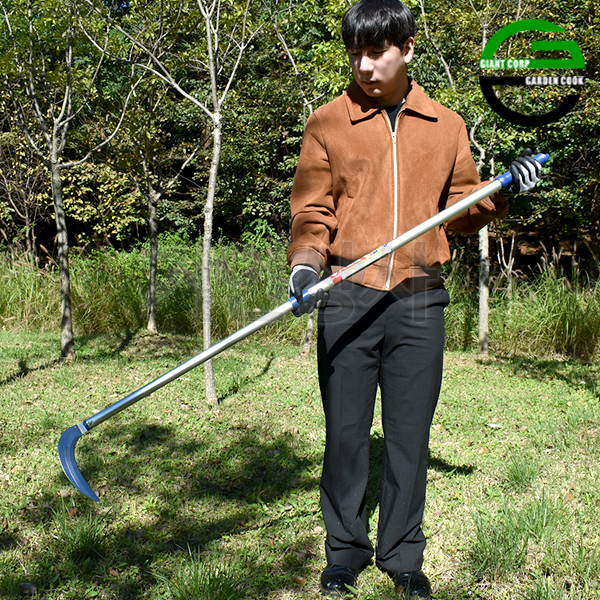 가든쿡 스텐 신축식 장대낫 GS-2100L (조선낫형) 정원 텃밭 벌초 풀베기 농기구 낫