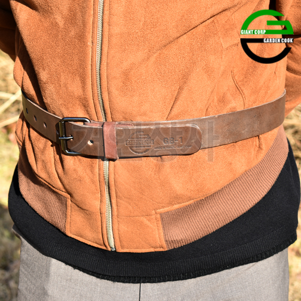가든쿡 통소가죽 벨트 GB-1 전지가위벨트 전동 전정 가위집 조경 작업 프리미엄 허리띠