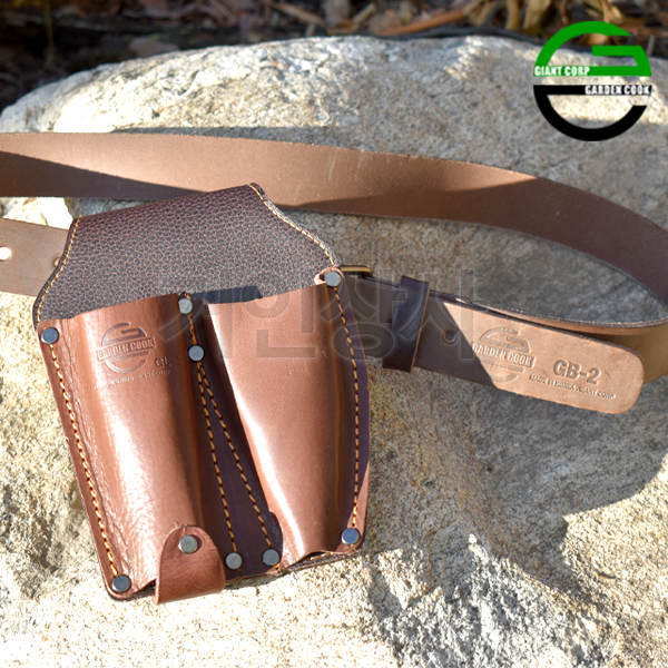 가든쿡 통소가죽 벨트 GB-2 전지가위벨트 전동 전정 가위집 조경 작업 프리미엄 허리띠