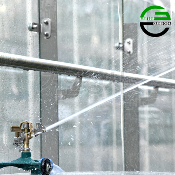 가든쿡 신주 스프링클러 GW-210B /각도조절 360 텃밭·정원·잔디·골프장 물주기 황동