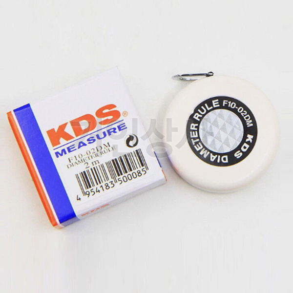 KDS 파이 줄자 2M F10-02DM / 원둘레 원주 직경 측정 배관 파이프 휴대용