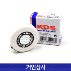KDS 파이 줄자 2M F10-02DM / 원둘레 원주 직경 측정 배관 파이프 휴대용